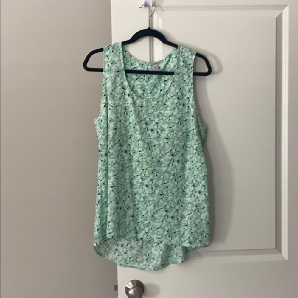 Women’s halogen mint green tank/shell. SizeXL